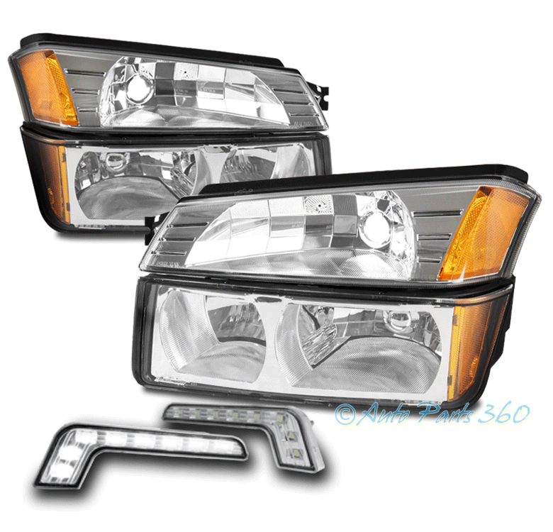 Para For 2002-06 Chevrolet Avalanche 1500 2500 Faros Bombillas Antiniebla Kit
