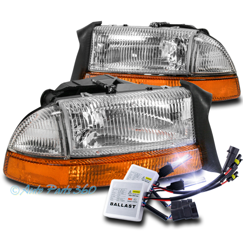 FOR 9704 DODGE DAKOTA/9803 DURANGO REPLACEMENT HEADLIGHT HEADLAMP W
