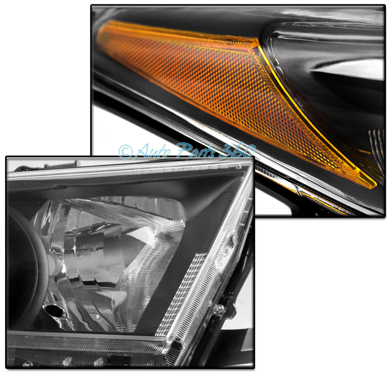 FOR 11-13 TOYOTA HIGHLANDER PROJECTOR HEADLIGHT HEADLAMP LAMP BLACK W