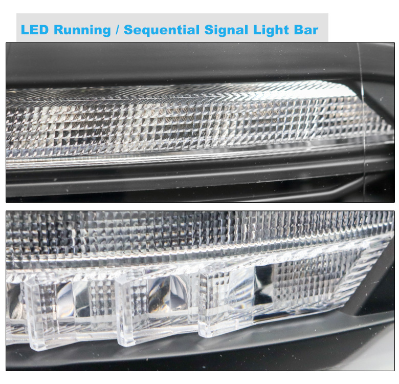 FOR 13-18 RAM 1500 2500 3500 PROJECTOR HEADLIGHTS HEADLAMP LAMP BLACK LH+RH SET