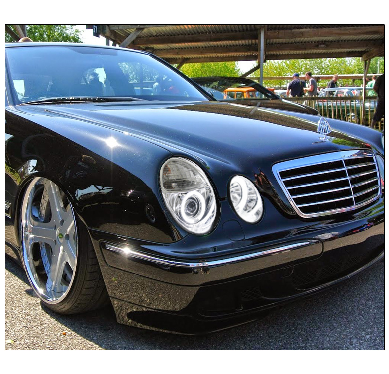 For 95-99 Mercedes-Benz W210 E-Class Halo Projector Headlights