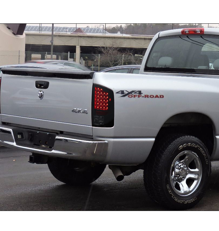 Smoked LED Tail Light Set For 2007-2008 Dodge Ram 1500 & 2007-2009 Ram 2500/3500