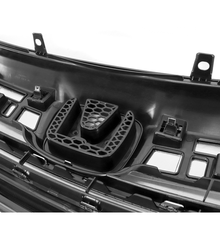 For 2016-2017 Honda Accord Sedan OE Style Front Upper Hood Grille - Chrome / Black