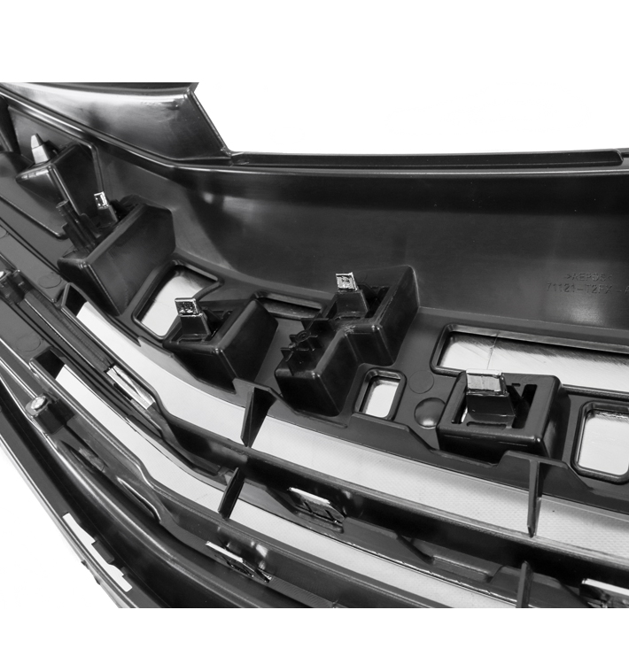 For 2016-2017 Honda Accord Sedan OE Style Front Upper Hood Grille - Chrome / Black