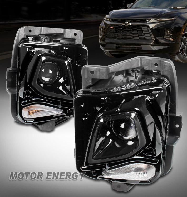thumbnail image 2 of Fit For Chevy Blazer 2019-2021 HID Projector Headlight – Passenger Right Side, Black Housing 2 of 4