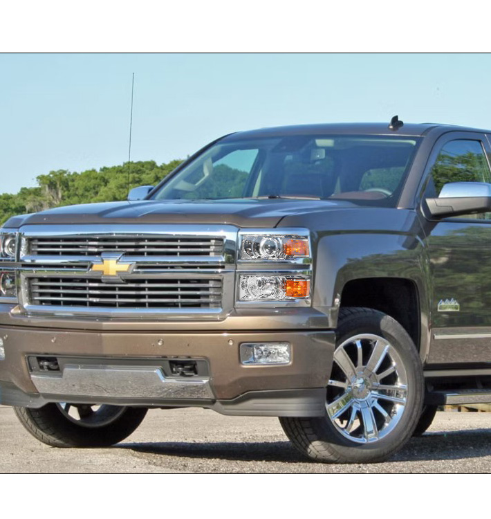 For 2014-2015 Chevy Silverado 1500 Projector Headlights Headlamps with 6.25