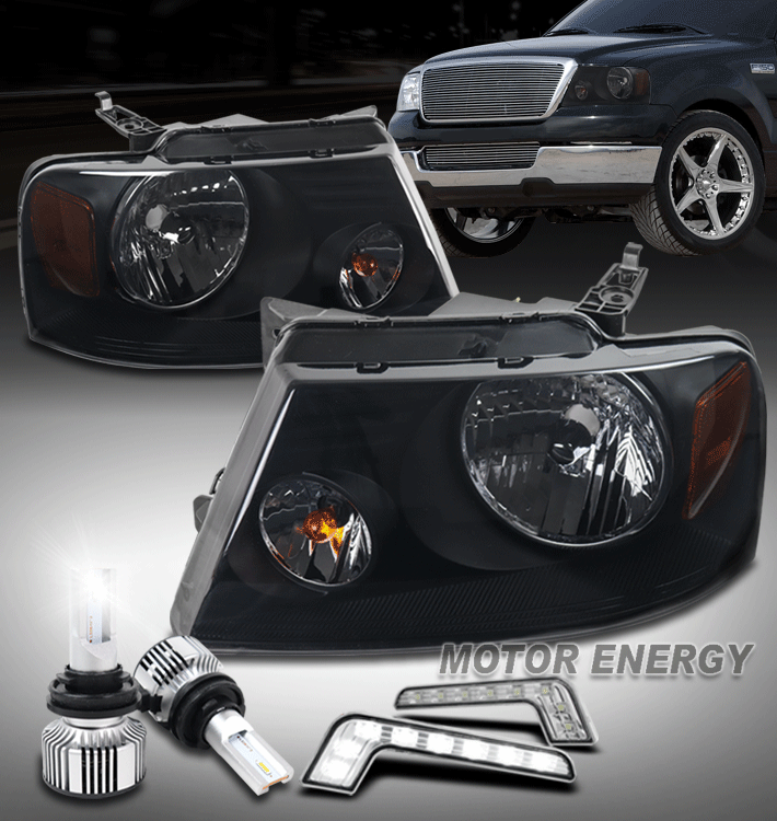 For 2004-2008 Ford F-150 Replacement Headlights w/6.25