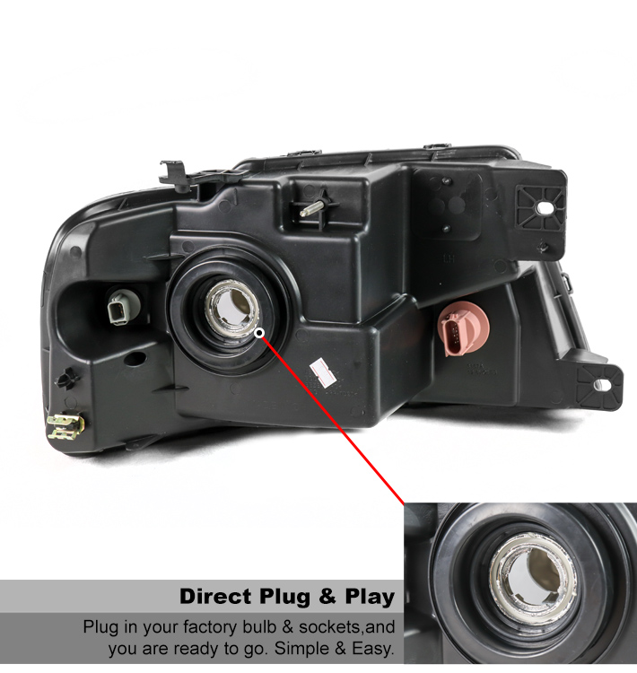 For 2004-2008 Ford F-150 Replacement Headlights w/6.25