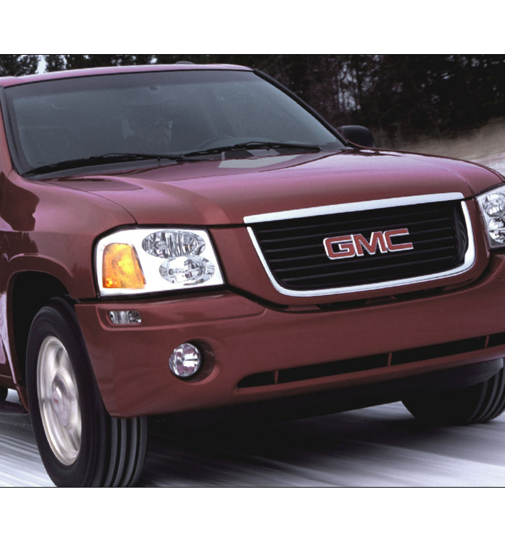 For 2002-2009 GMC Envoy Replacement Headlights Headlamps with 6.25