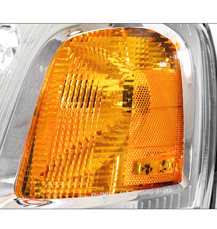 For 2002-2009 GMC Envoy Replacement Headlights Headlamps with 6.25