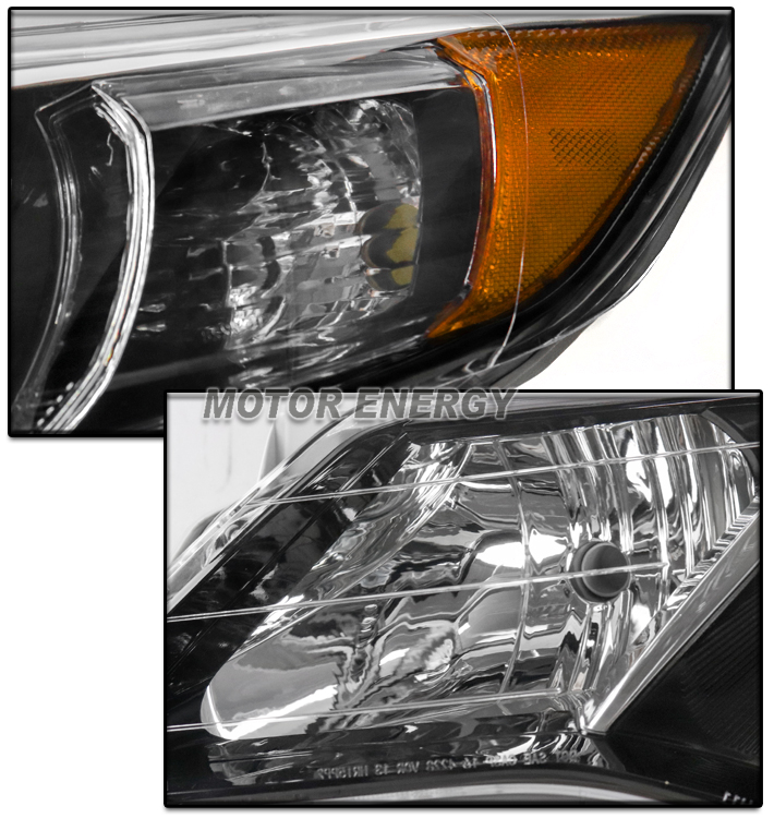 For 2012-2014 Toyota Camry Black Projector Headlight Headlamp - Driver Side