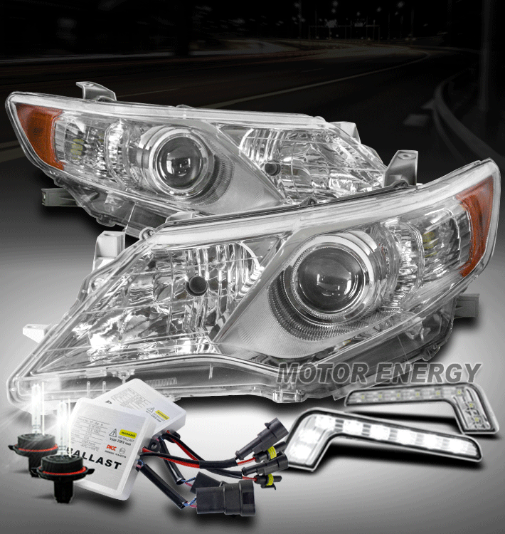 For 2012-2014 Toyota Camry Projector Headlights Headlamps with 6.25