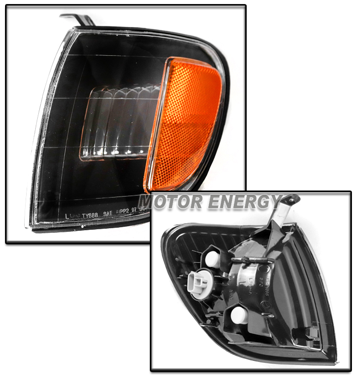 FOR 00-04 TOYOTA TUNDRA REGULAR/ACCESS CAB HEADLIGHTS HEADLAMP BLACK