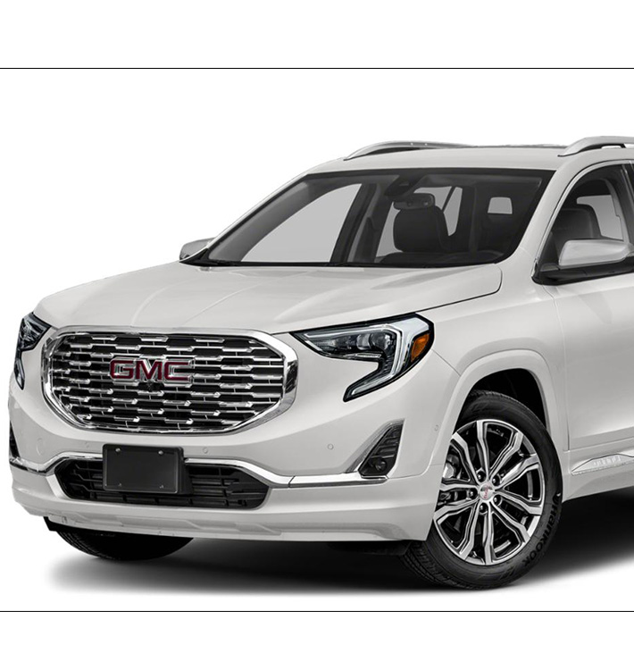 HID Projector Headlights W/ LED DRL For 2018-2021 GMC Terrain - Chrome Housing, Pair