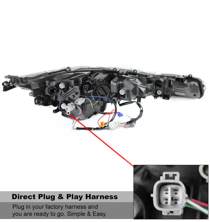 For 2020-2021 Toyota Corolla L / LE [USA Built] LED Projector Headlights w/6.25