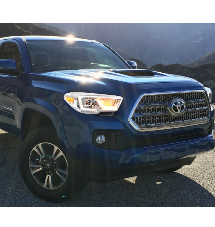 For 2016-2023 Toyota Tacoma TRD | Limited Full LED Projector Headlights - Chrome