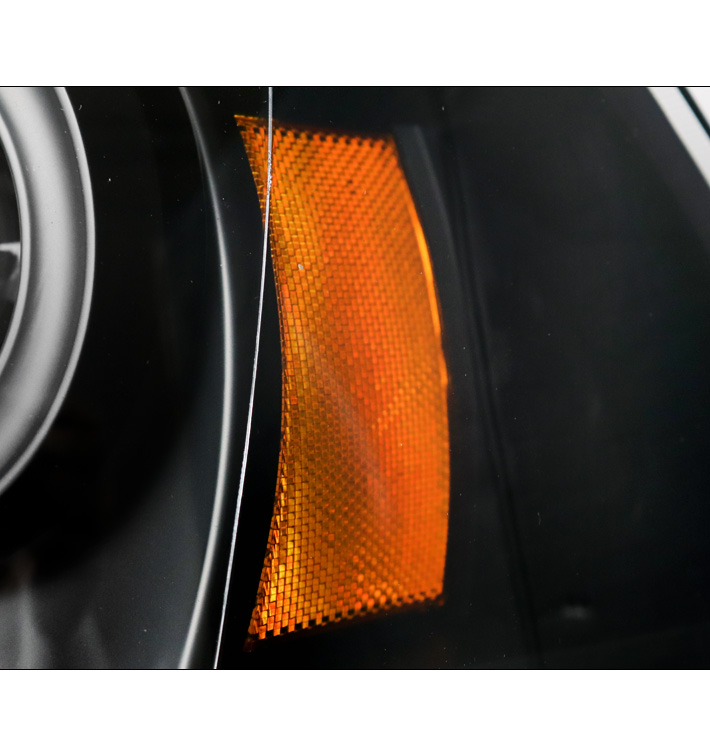 thumbnail interactive-video image 1 of Black LED Tube Projector Headlights For 2009-2018 Dodge Ram 1500 2500 3500 - Pair 1 of 5