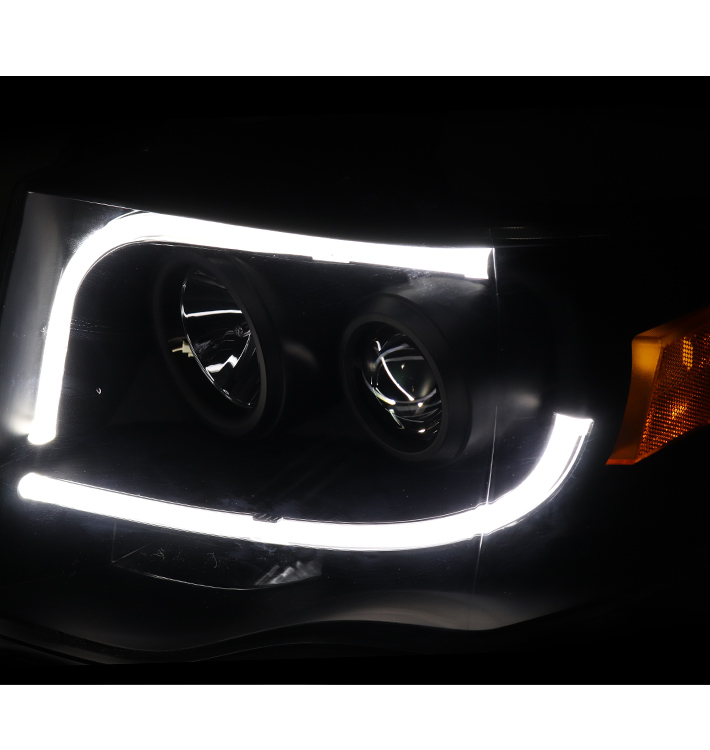 For 2007-2014 Ford Expedition LED Tube Projector Headlights w/6.25