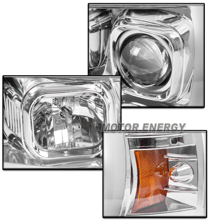 For 2004-2008 Ford F-150 LED Projector Headlights Headlamps with 6.25