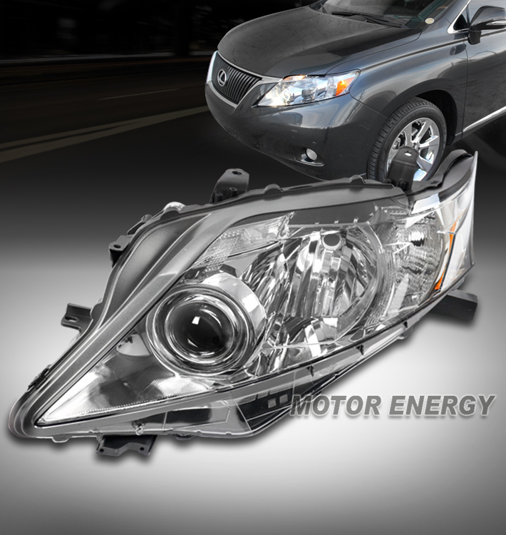 For 10-12 Lexus RX350 HID/AFS Projector Headlight Headlamp Chrome