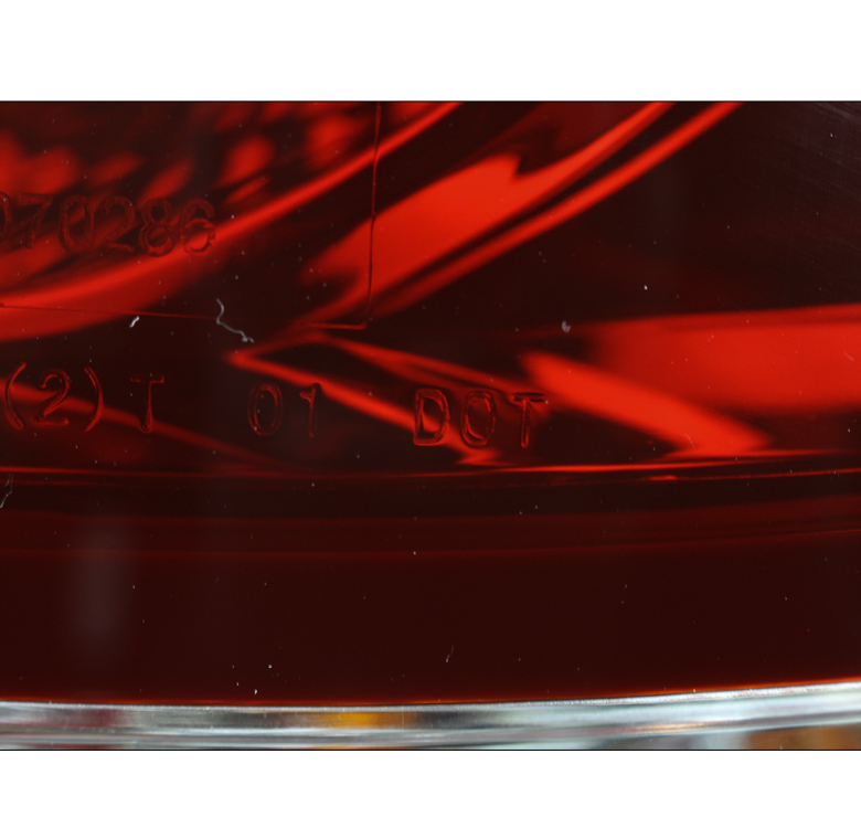 Red Smoke Tail Light Lamps Set For 2008-2010 Chrysler 300 Base & Touring Models - Left & Right