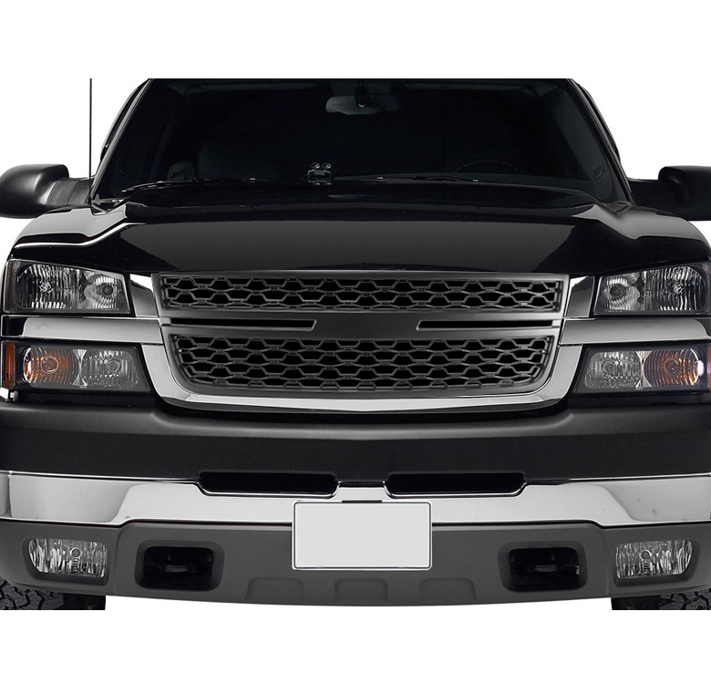 For 20032006 Chevy Silverado Avalanche 1500 2500 Mesh Upper Grille