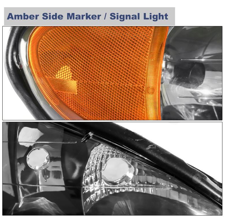 For 1999 2000 2001 2002 2003 2004 2005 Pontiac Grand Am Headlights Lamps Black | eBay 2001 Pontiac Grand Am Headlight Bulb Replacement