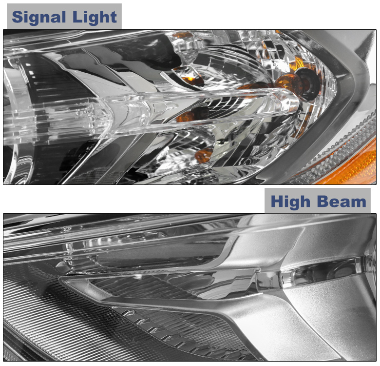 For 2017-2020 Ford Fusion LED DRL Halogen Projector Headlights