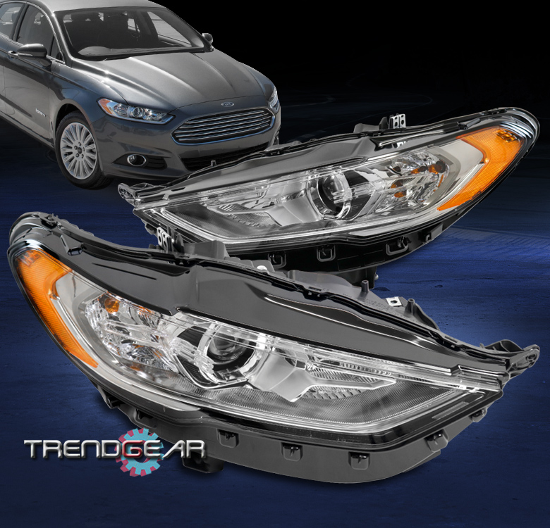 For 2017 2018 2019 2020 Ford Fusion Halogen Projector Headlight Lamp