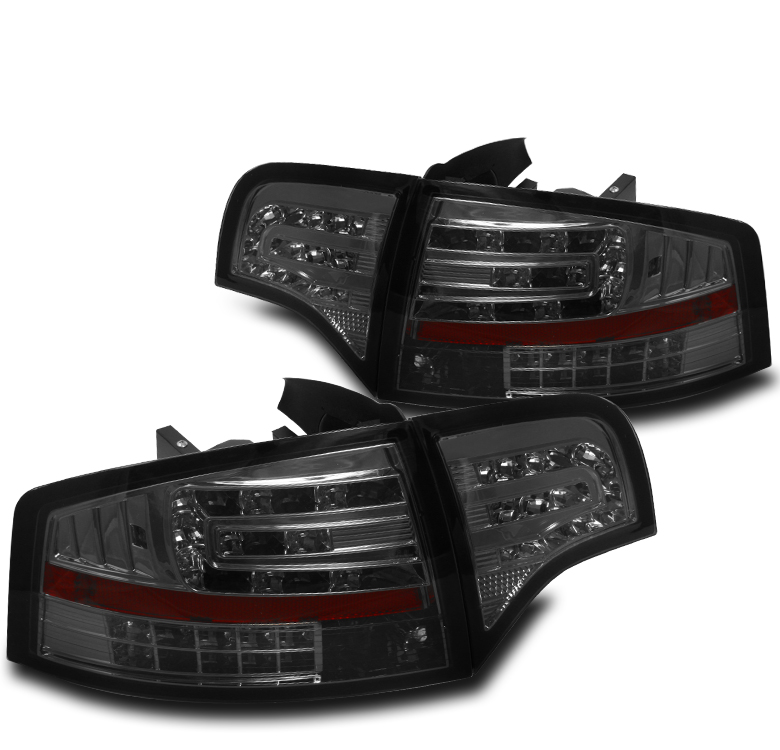 For 05 06 07 08 Audi A4 S4 RS4 B7 Sedan LED Tail Brake Lights Rear