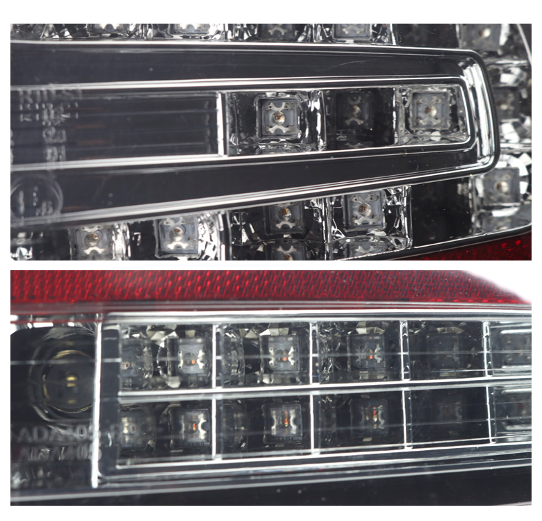 For 05 06 07 08 Audi A4 S4 RS4 B7 Sedan LED Tail Brake Lights Rear
