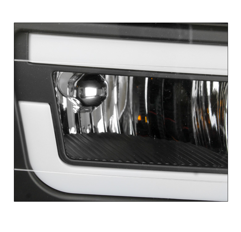 Black/Clear LED DRL Headlight Assembly For 04-12 Chevy Colorado GMC Canyon