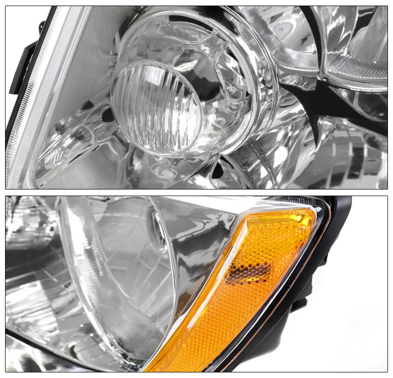 For 1113 Jeep Grand Cherokee/1117 Compass Halogen Headlight Chrome