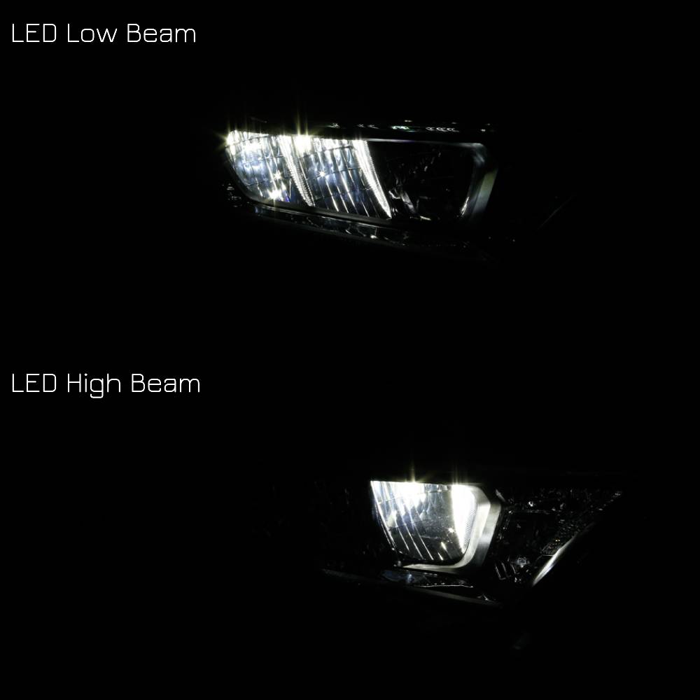 LED Headlights Pair For 2019-2021 Toyota RAV4 Chrome Housing Left+Right