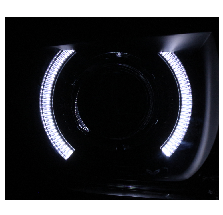 thumbnail image 2 of WTautopart CCFL Halo Projector Headlights – 2010-2013 Chevy Camaro – Black Housing / Smoke Lens – DOT/SAE Certified 2 of 2